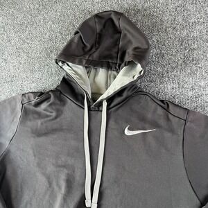 Nike KO 3.0 Hoodie Men's XL Black White Therma Fit Kangaroo Pocket Street Wear